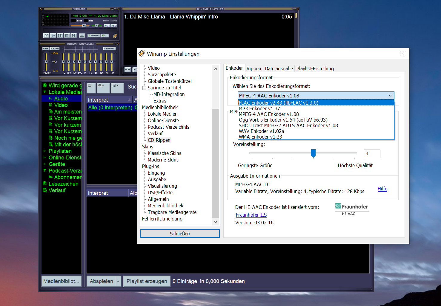 Winamp Screenshot