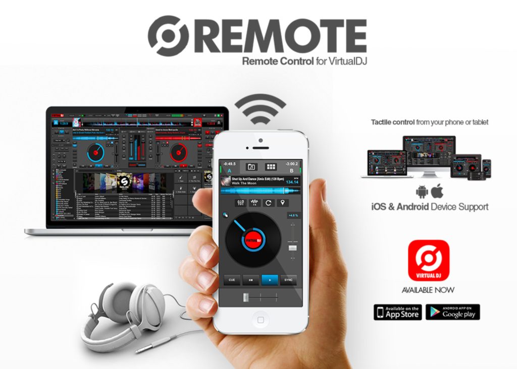 VirtualDJ Remote ermöglicht das Djing auf Smartphone und Tablet.