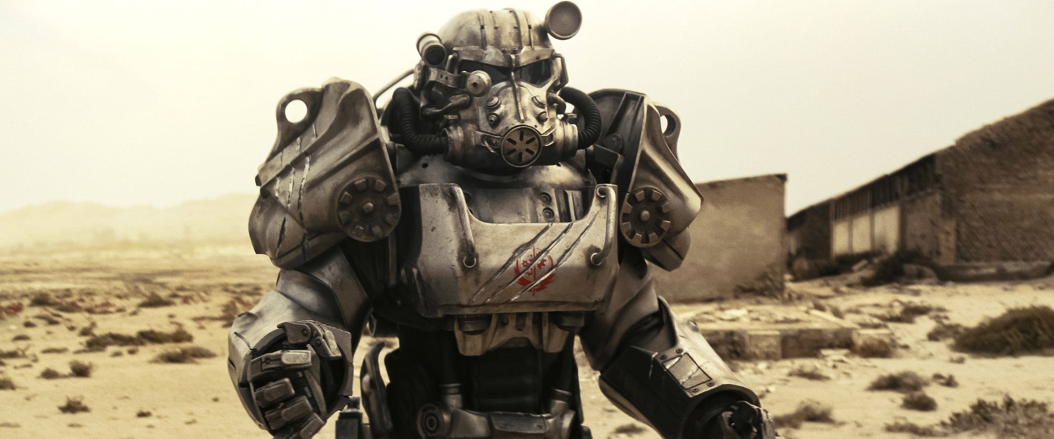 Fallout USA. A scene from CAmazon Studios new series: Fallout 2024. Plot: In a future, post-apocalyptic Los Angeles brought about by nuclear decimation, citizens must live in underground bunkers to protect themselves from radiation, mutants and bandits. LMK106-J10658-120424 Supplied by LMKMEDIA. Editorial Only. Landmark Media is not the copyright owner of these Film or TV stills but provides a service only for recognised Media outlets. pictureslmkmedia.com PUBLICATIONxNOTxINxUKxUSAxCAN